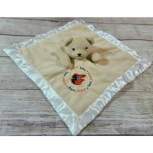 Baby Fanatic Plush Baltimore Orioles Lovey Security Blanket 13.5 x 13.5